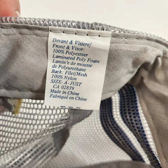 Pacific Northern Rail 3 Stripes Trucker Hat PNR 1988 Mesh Adjustable Vtg - Picture 8 of 8